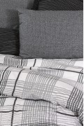 Cotton Box Modern Çift Kişilik Nevresim Takımı Will Antrasit görseli 2