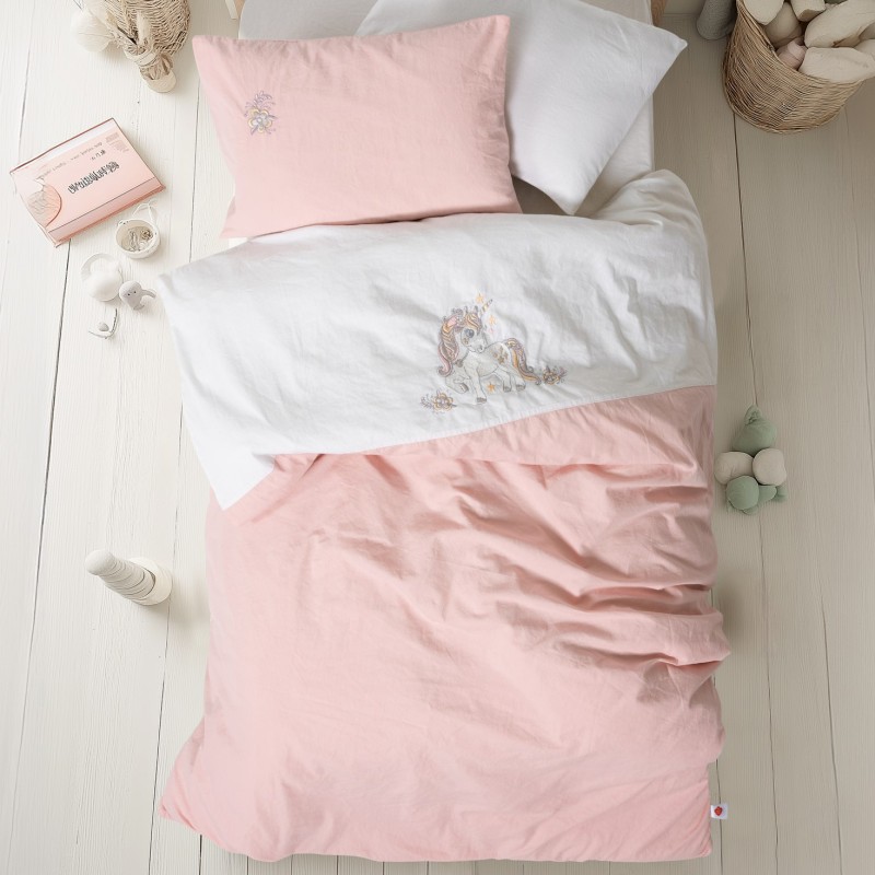 Cotton Box Nakişli Bebek Nevresim Takimi Bonic Beyaz Cotton Box Nakişli Bebek Nevresim Takimi Bonic Beyaz