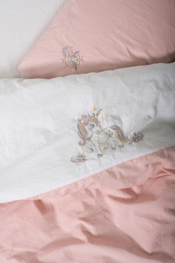 Cotton Box Nakişli Bebek Nevresim Takimi Bonic Beyaz