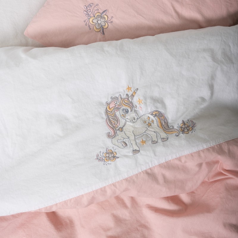 Cotton Box Nakişli Bebek Nevresim Takimi Bonic Beyaz Cotton Box Nakişli Bebek Nevresim Takimi Bonic Beyaz