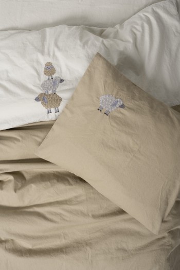 Cotton Box Nakişli Bebek Nevresim Takimi Kamp Bej