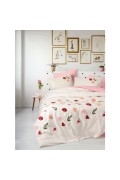 Cotton Box Puff Nakışlı Çift Kişilik Nevresim Takımı Blossom Somon