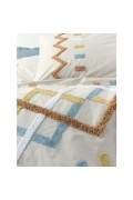 Cotton Box Puff Nakışlı Çift Kişilik Nevresim Takımı Mellow Mint görseli 2