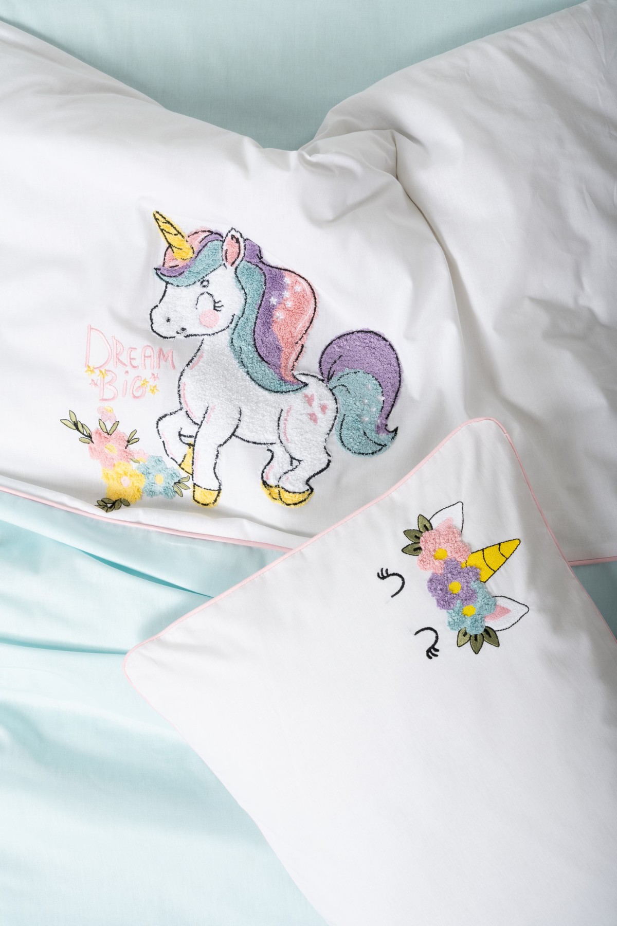 Cotton Box Punch Nakışlı Bebek Nevresim Takimi Dolly Mint Cotton Box Punch Nakışlı Bebek Nevresim Takimi Dolly Mint