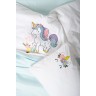 Cotton Box Punch Nakışlı Bebek Nevresim Takimi Dolly Mint