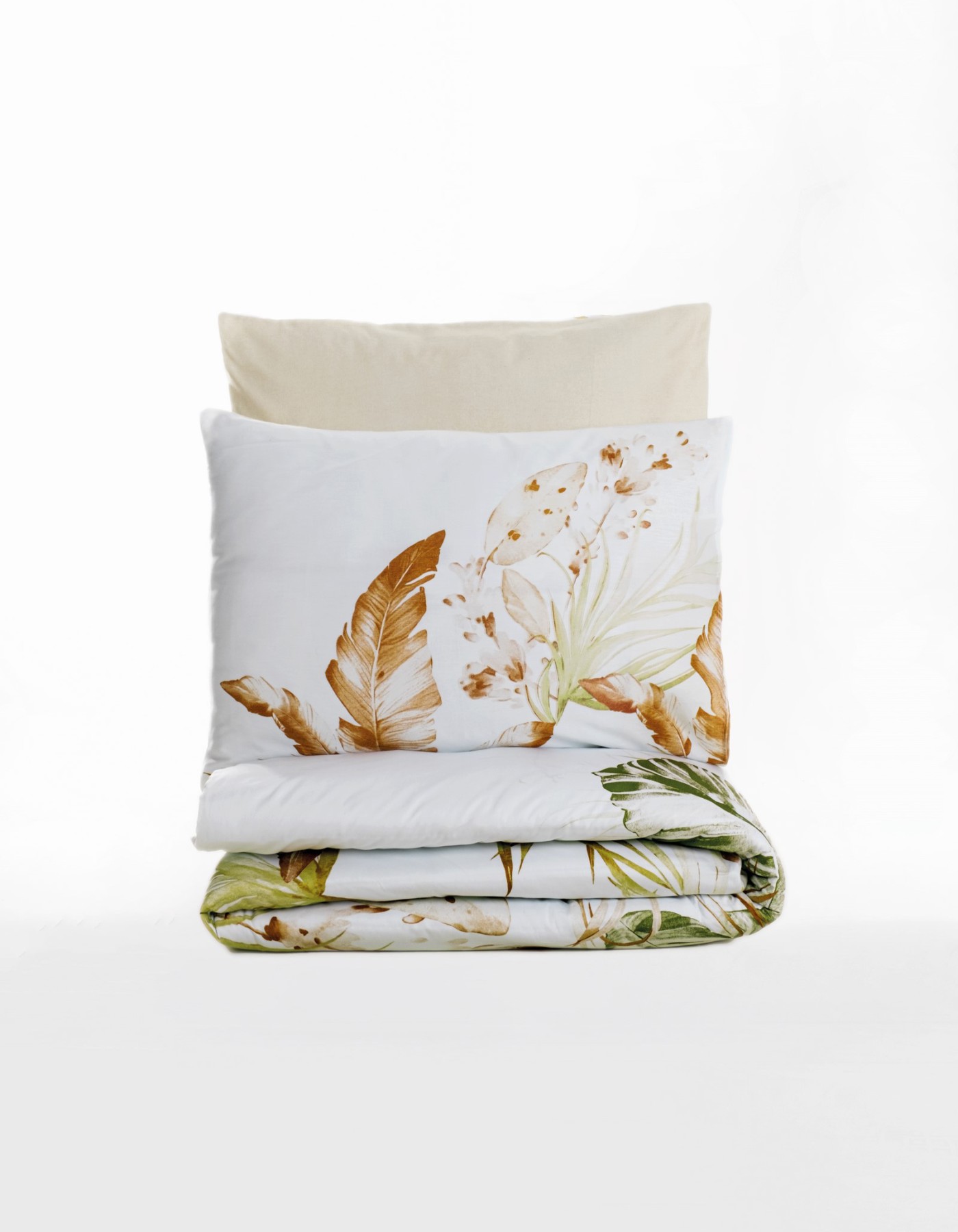 Cotton Box Saten Çift Kişilik Nevresim Takımı Luster Bej