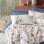 Cotton Box Saten Çift Kişilik Nevresim Takımı Nebulae İndigo