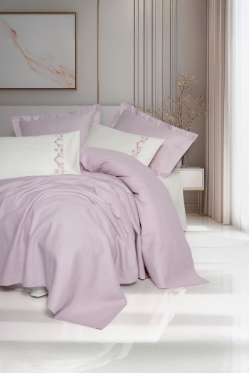 Cotton Box Serenity Bambu Çift Kişilik Pike Takımı Vaila Lila