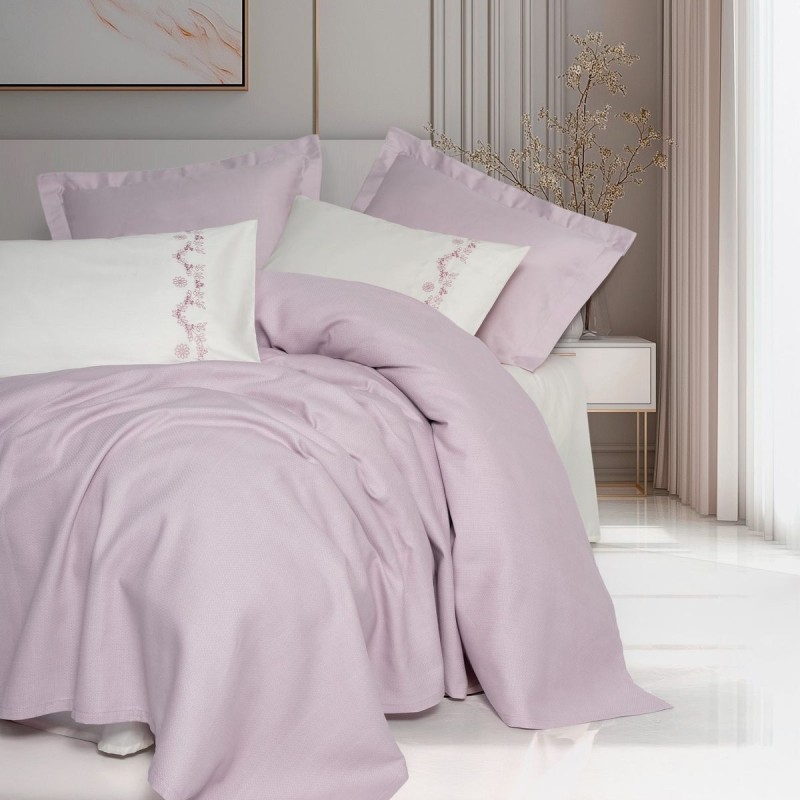 Cotton Box Serenity Bambu Çift Kişilik Pike Takımı Vaila Lila Cotton Box Serenity Bambu Çift Kişilik Pike Takımı Vaila Lila