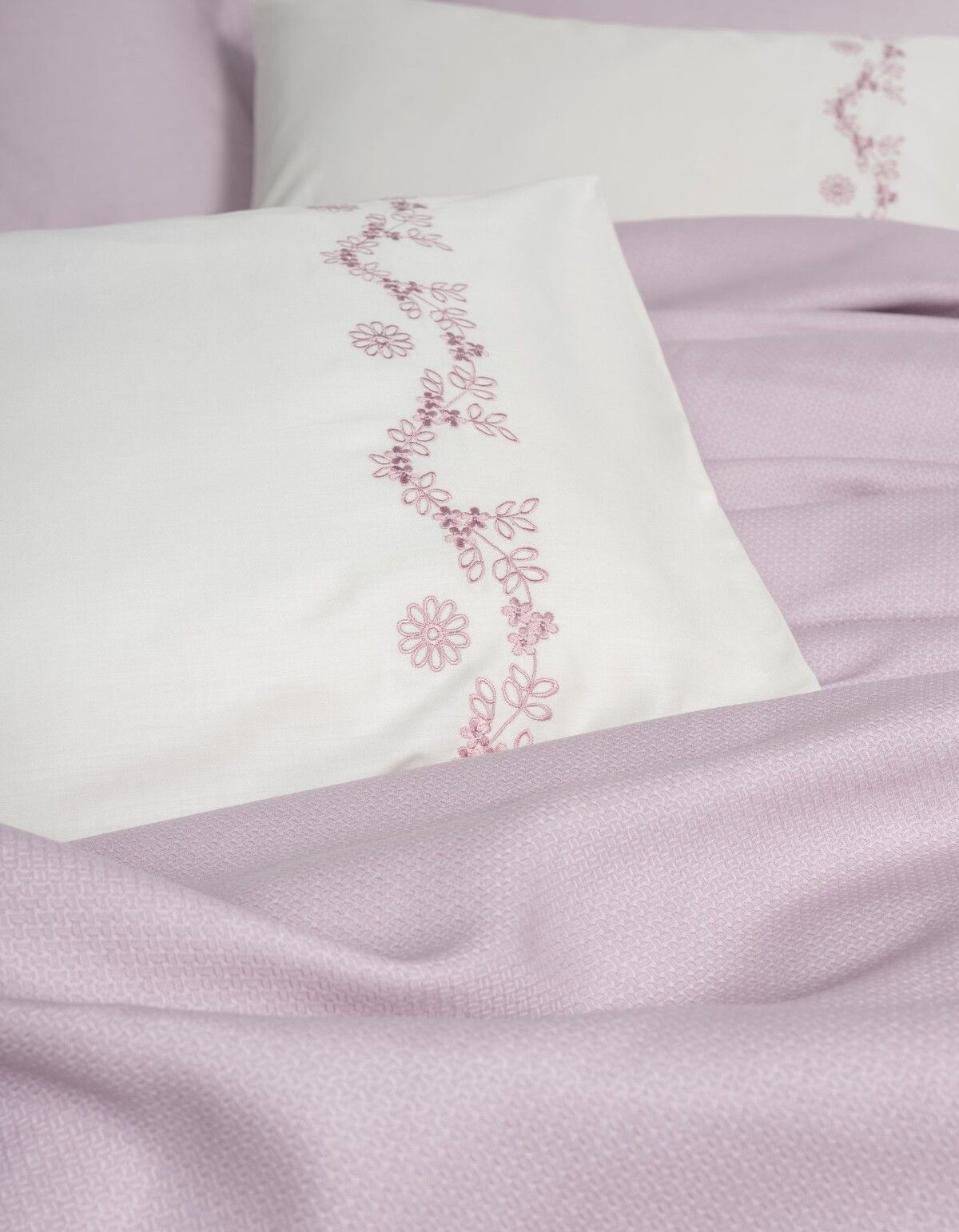 Cotton Box Serenity Bambu Çift Kişilik Pike Takımı Vaila Lila