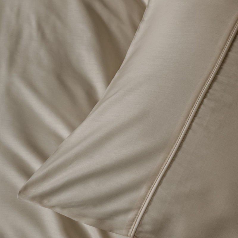 Cotton Box Silky Saten Çift Kişilik Nevresim Takımı Bej Cotton Box Silky Saten Çift Kişilik Nevresim Takımı Bej