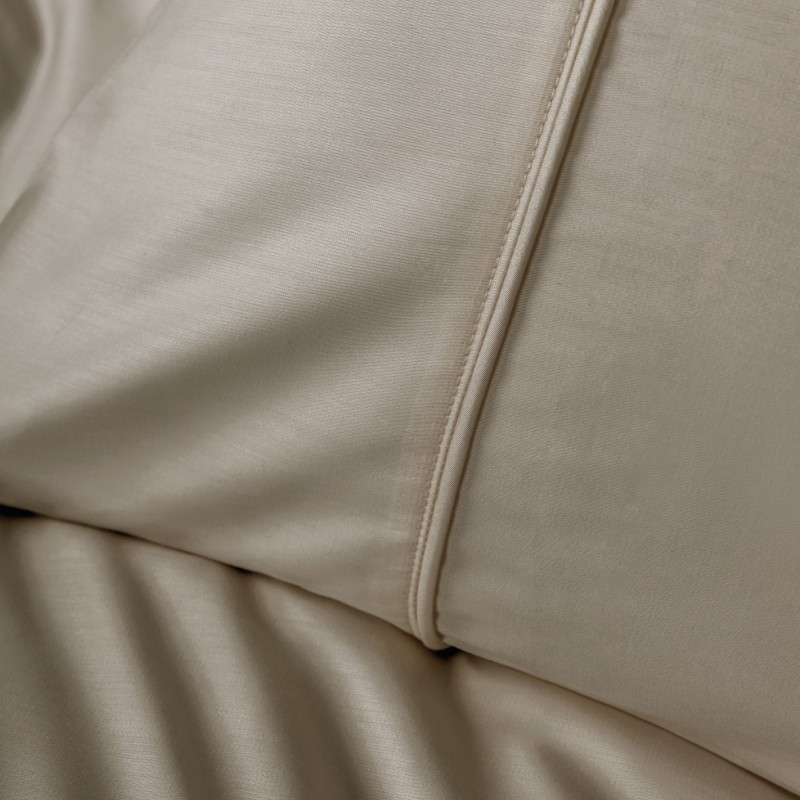 Cotton Box Silky Saten Çift Kişilik Nevresim Takımı Bej Cotton Box Silky Saten Çift Kişilik Nevresim Takımı Bej