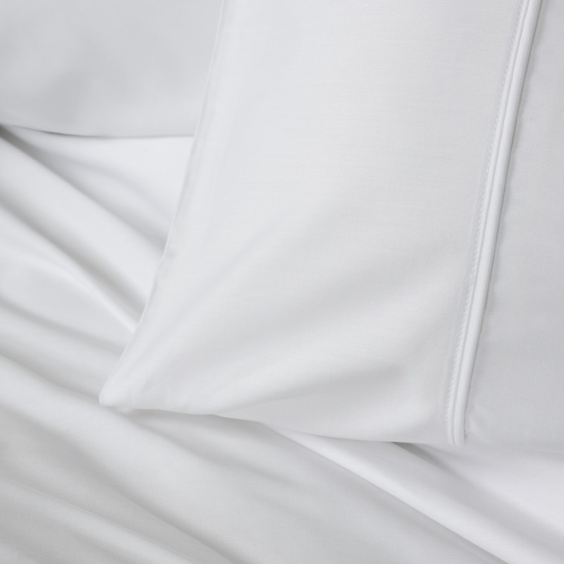 Cotton Box Silky Saten Çift Kişilik Nevresim Takımı Beyaz