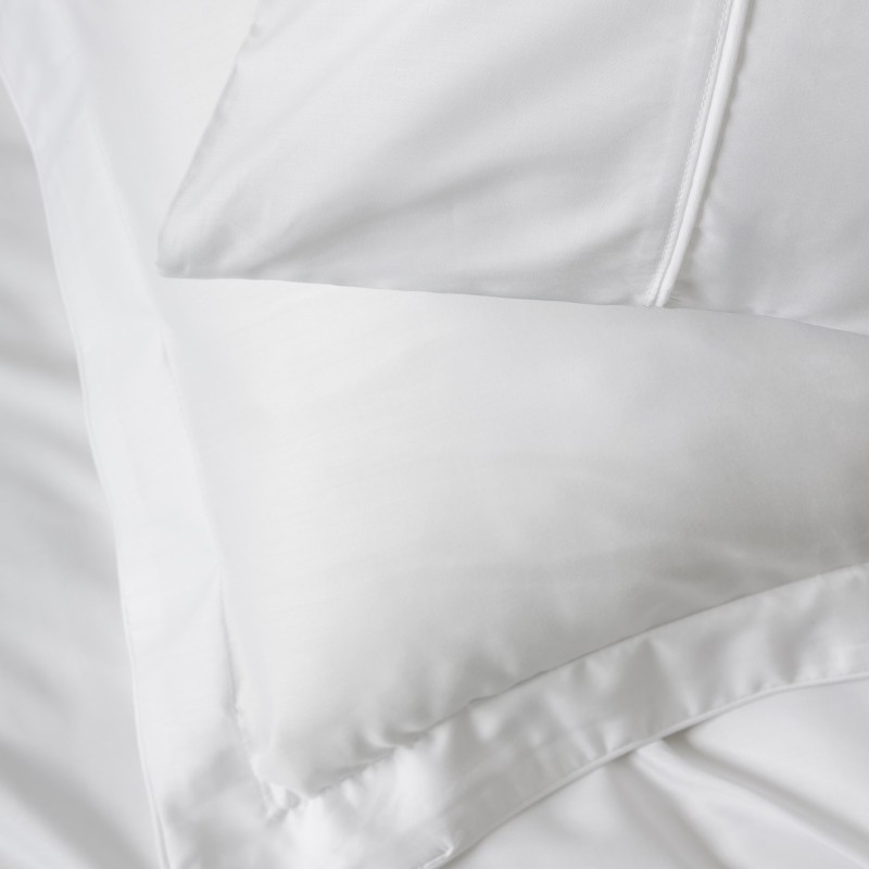 Cotton Box Silky Saten Çift Kişilik Nevresim Takımı Beyaz