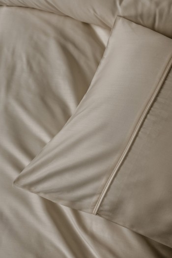 Cotton Box Silky Saten King Size Nevresim Takımı Bej