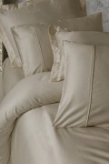 Cotton Box Silky Saten King Size Nevresim Takımı Bej görseli 3