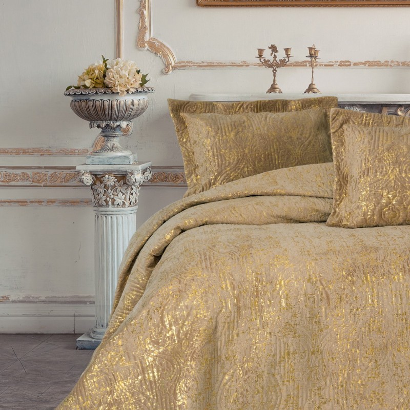 Cotton Box Smart Çift Kişilik Yatak Örtüsü Brillante S.Kahve