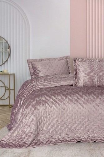 Cotton Box Smart Çift Kişilik Yatak Örtüsü Luz Pudra