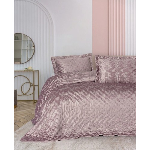 Cotton Box Smart Çift Kişilik Yatak Örtüsü Luz Pudra