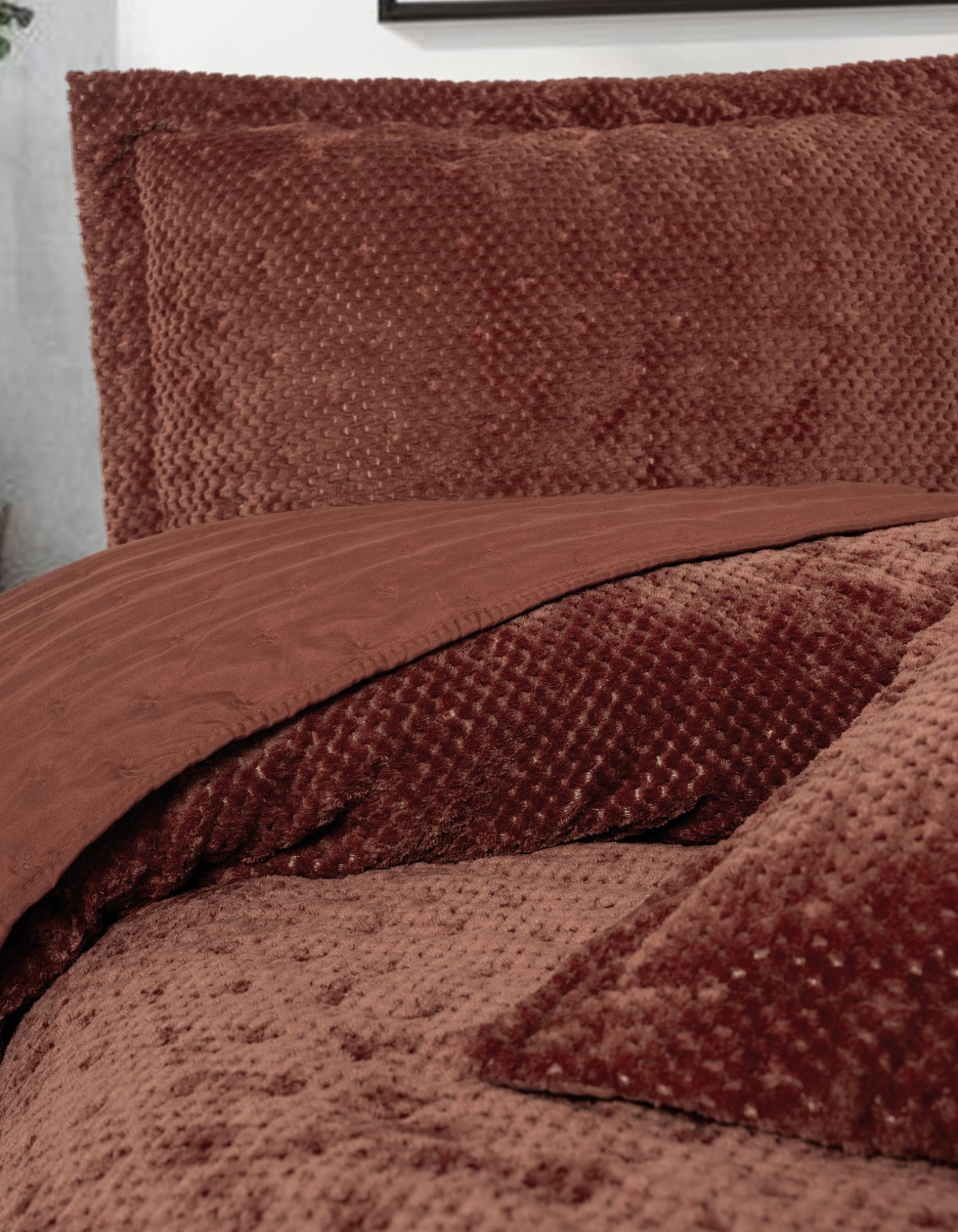 Cotton Box Softnest Çift Kişilik Yatak Örtüsü Boleta Kiremit Cotton Box Softnest Çift Kişilik Yatak Örtüsü Boleta Kiremit