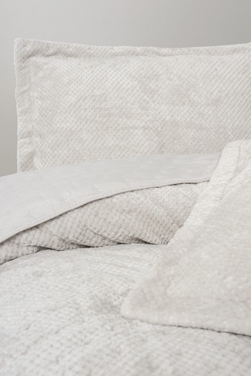 Cotton Box Softnest Tek Kişilik Yatak Örtüsü Boleta Taş detay görseli