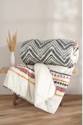 Cotton Box Velvet Çift Kişilik Yorgan Fellix Bej 195x215 cm
