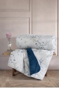 Cotton Box Velvet Çift Kişilik Yorgan Nitsa Denim 195x215 cm