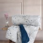 Cotton Box Velvet Çift Kişilik Yorgan Nitsa Denim 195x215 cm