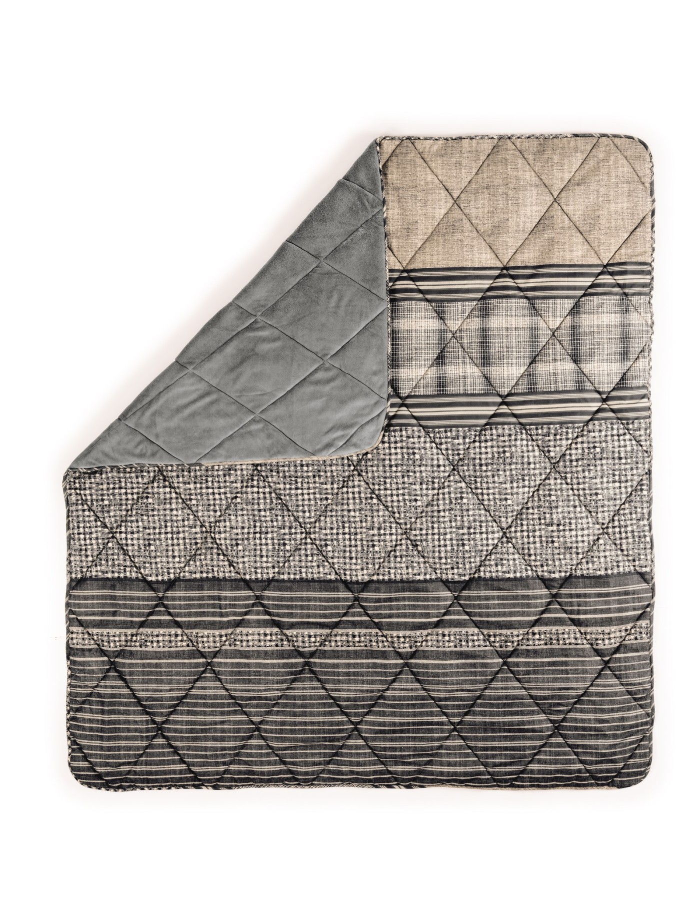 Cotton Box Velvet Çift Kişilik Yorgan Timbre Antrasit 195x215 cm