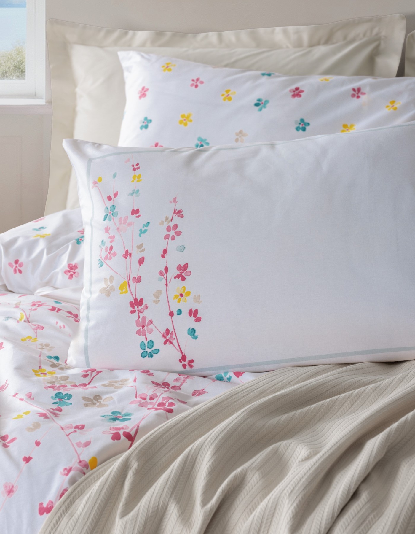 Cotton Box Vivid Çift Kişilik Pikeli Nevresim Takımı Flare Bej