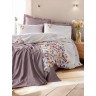 Cotton Box Vivid Çift Kişilik Pikeli Nevresim Takımı Flurry Lila