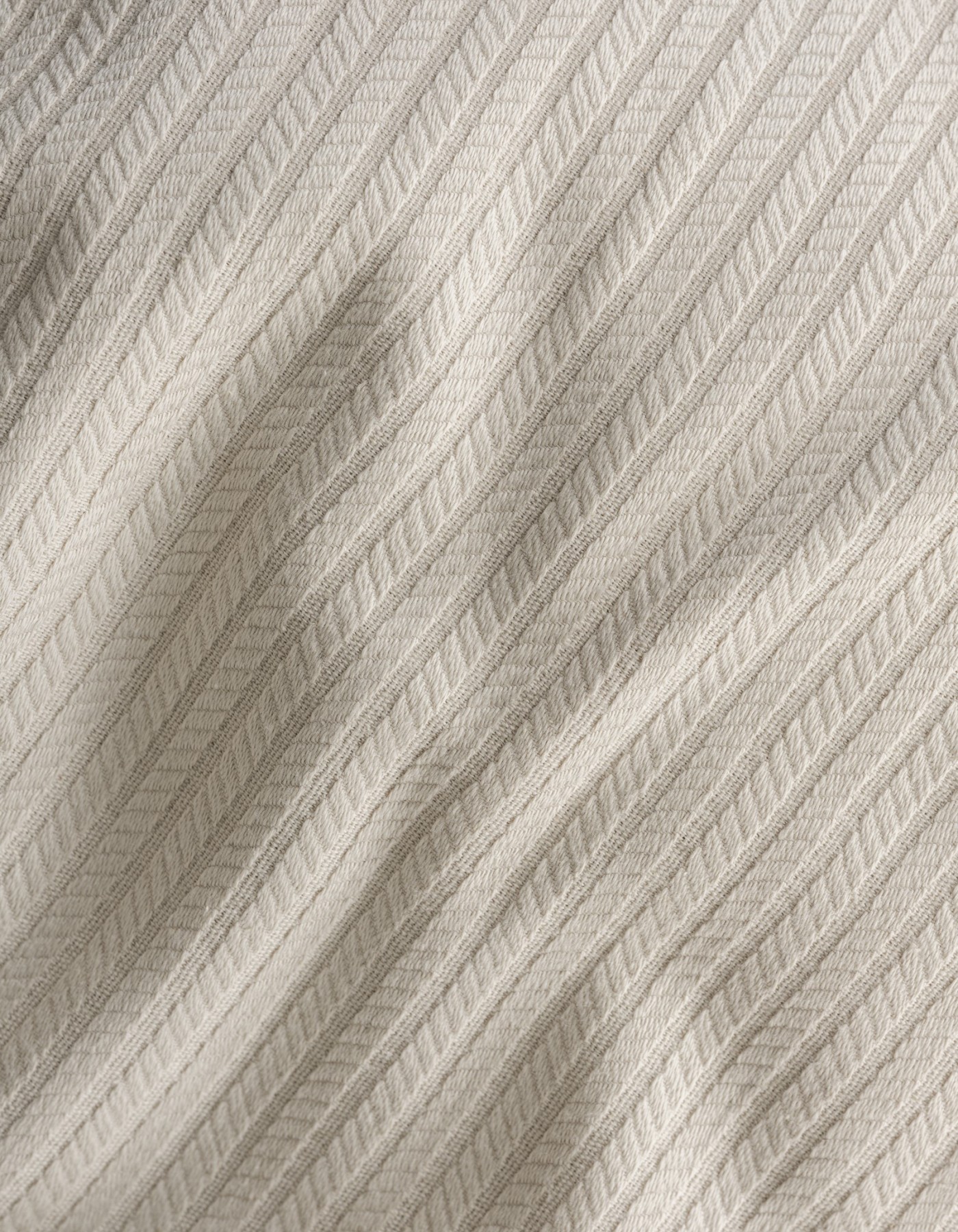 Cotton Box Vivid Tek Kişilik Pikeli Nevresim Takımı Flare Bej