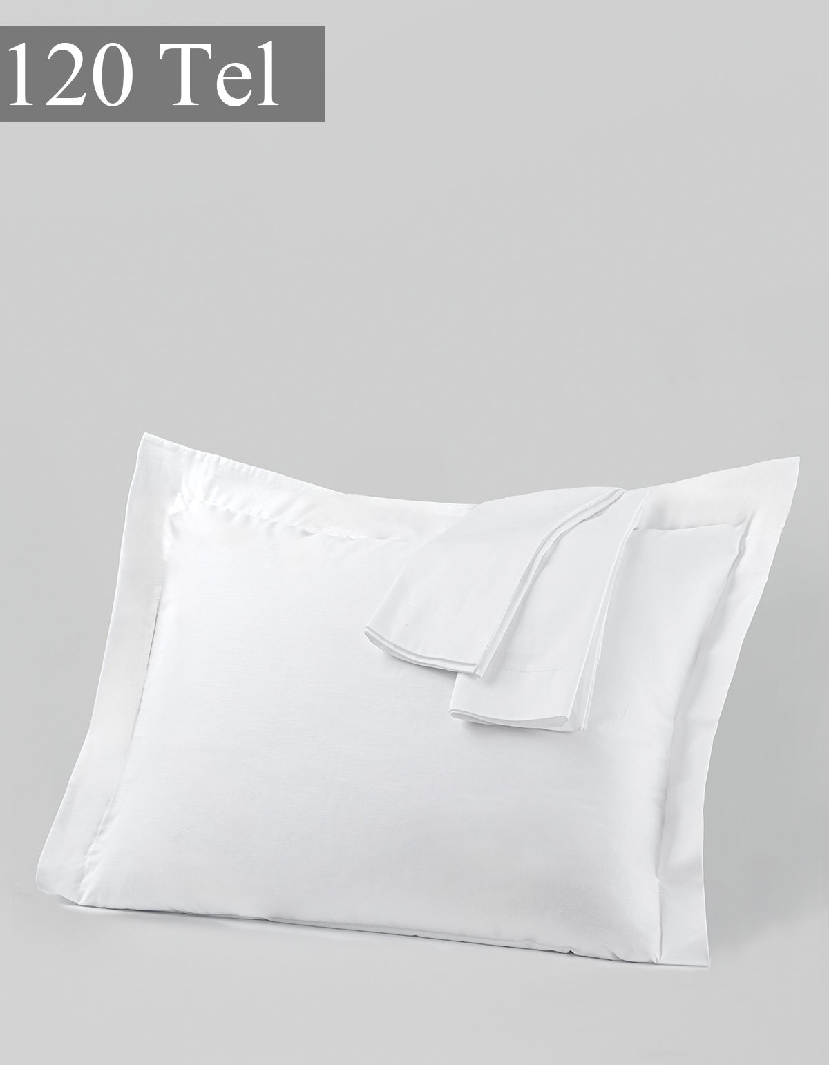 Fors Serisi 120Tel Pamuk Saten Otel Yastık Kılıfı