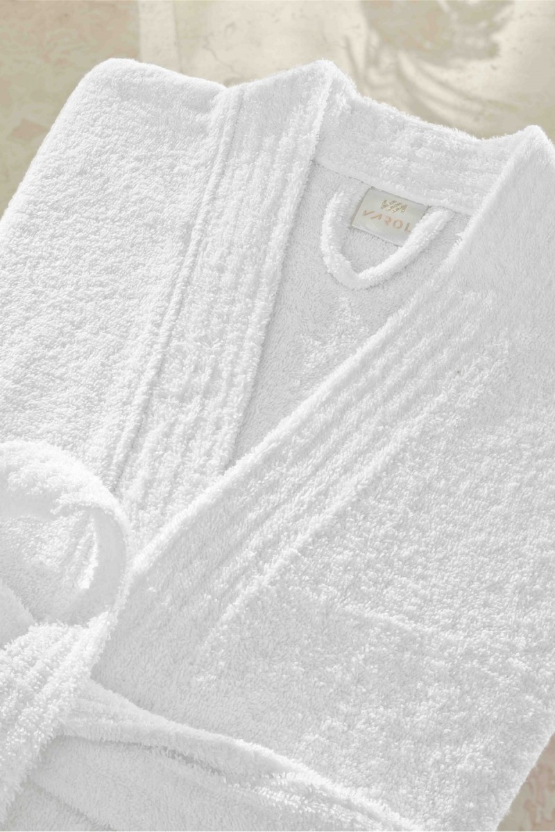 Hera Serisi Kimono Yaka Otel Bornozu