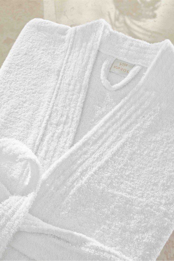 Hera Serisi Kimono Yaka Otel Bornozu
