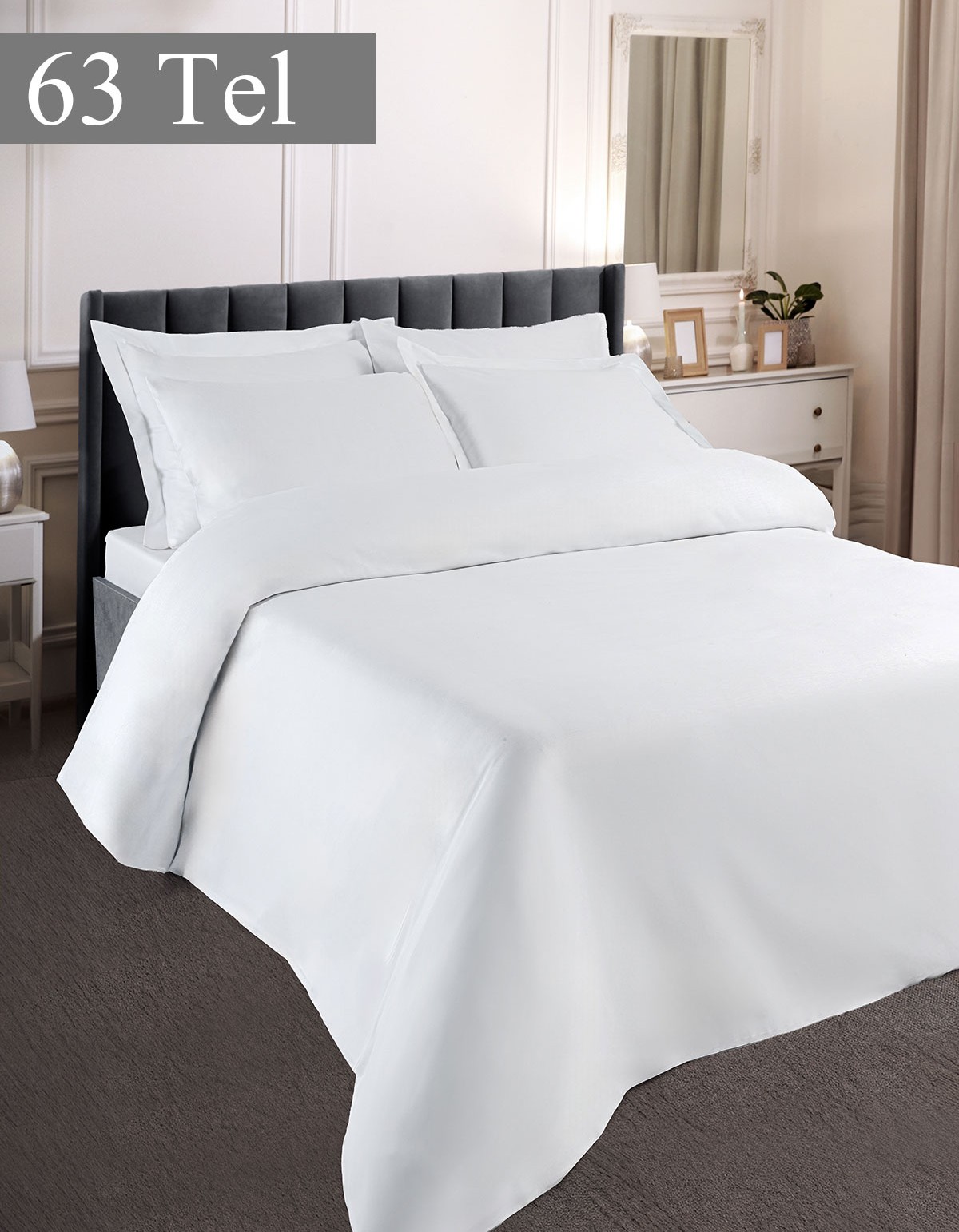 Pan Serisi 63 Tel Otel Nevresim Takımı