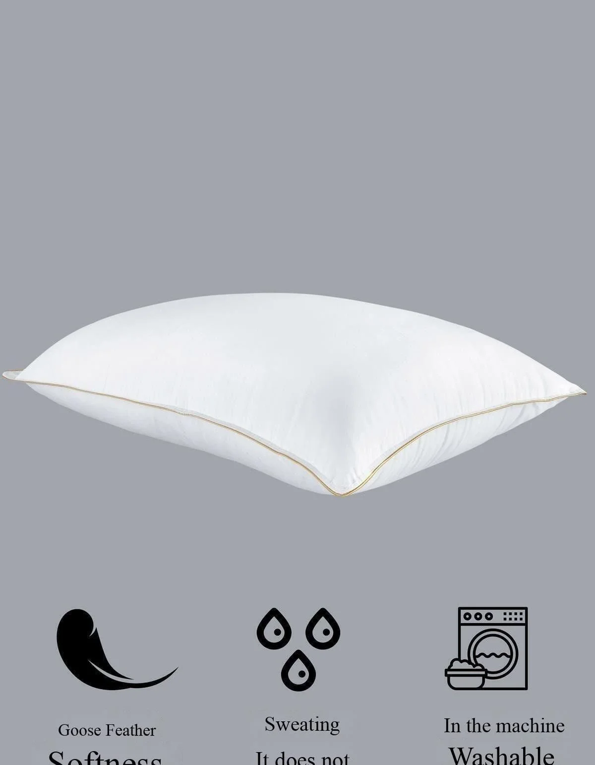 Varol 1 Adet Gold Serisi 1200Gr Nano Jel Yastık 50x70cm Varol 1 Adet Gold Serisi 1200Gr Nano Jel Yastık 50x70cm