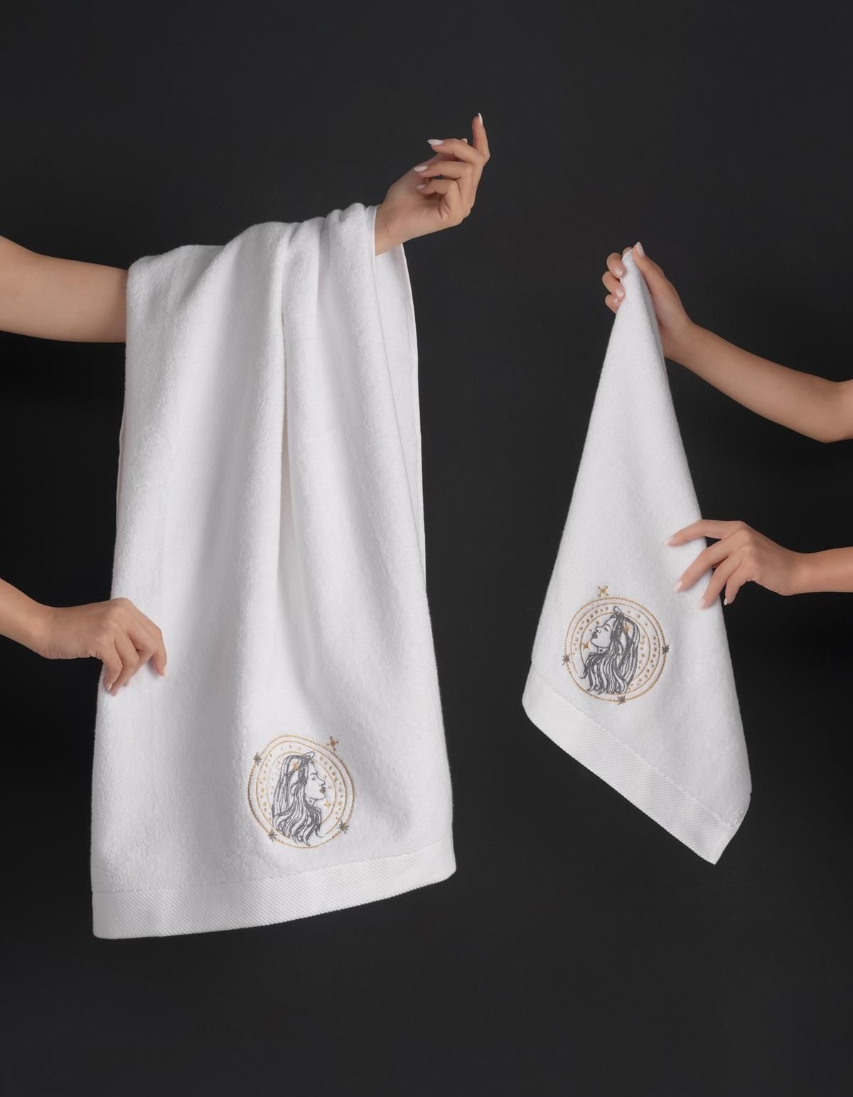 Varol Lüks Microcotton Burç Nakışlı Havlu Seti – Yumuşak & Dayanıklı Varol Lüks Microcotton Burç Nakışlı Havlu Seti – Yumuşak & Dayanıklı