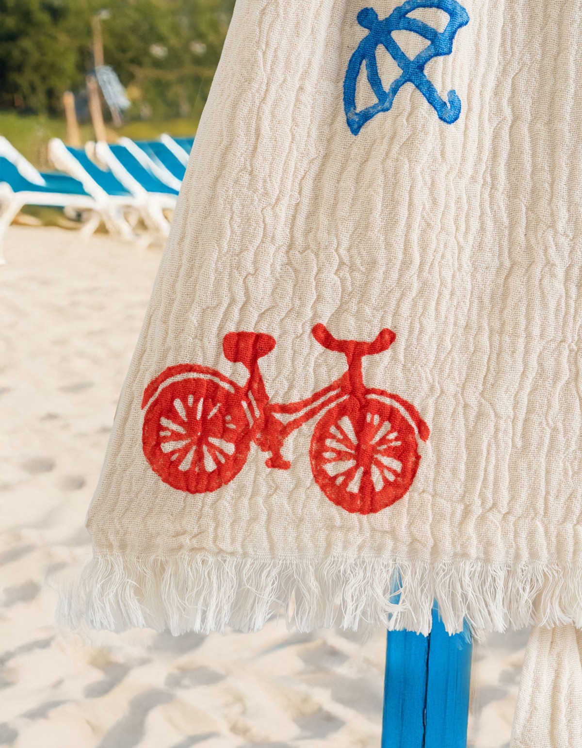 Varol %100 Organik, El İşçiliği Taş Baskı Garson Boy Bornozu - Bisiklet Varol %100 Organik, El İşçiliği Taş Baskı Garson Boy Bornozu - Bisiklet