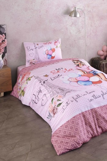 Varol %100 Pamuk Saten Genç Nevresim Takımı - My Style