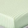 Varol %100 Pamuk Saten Stripe Battal Boy (King Size) Lastikli Çarşaf Takımı – 30 cm – 2 Yastık Kılıfı – 180x200