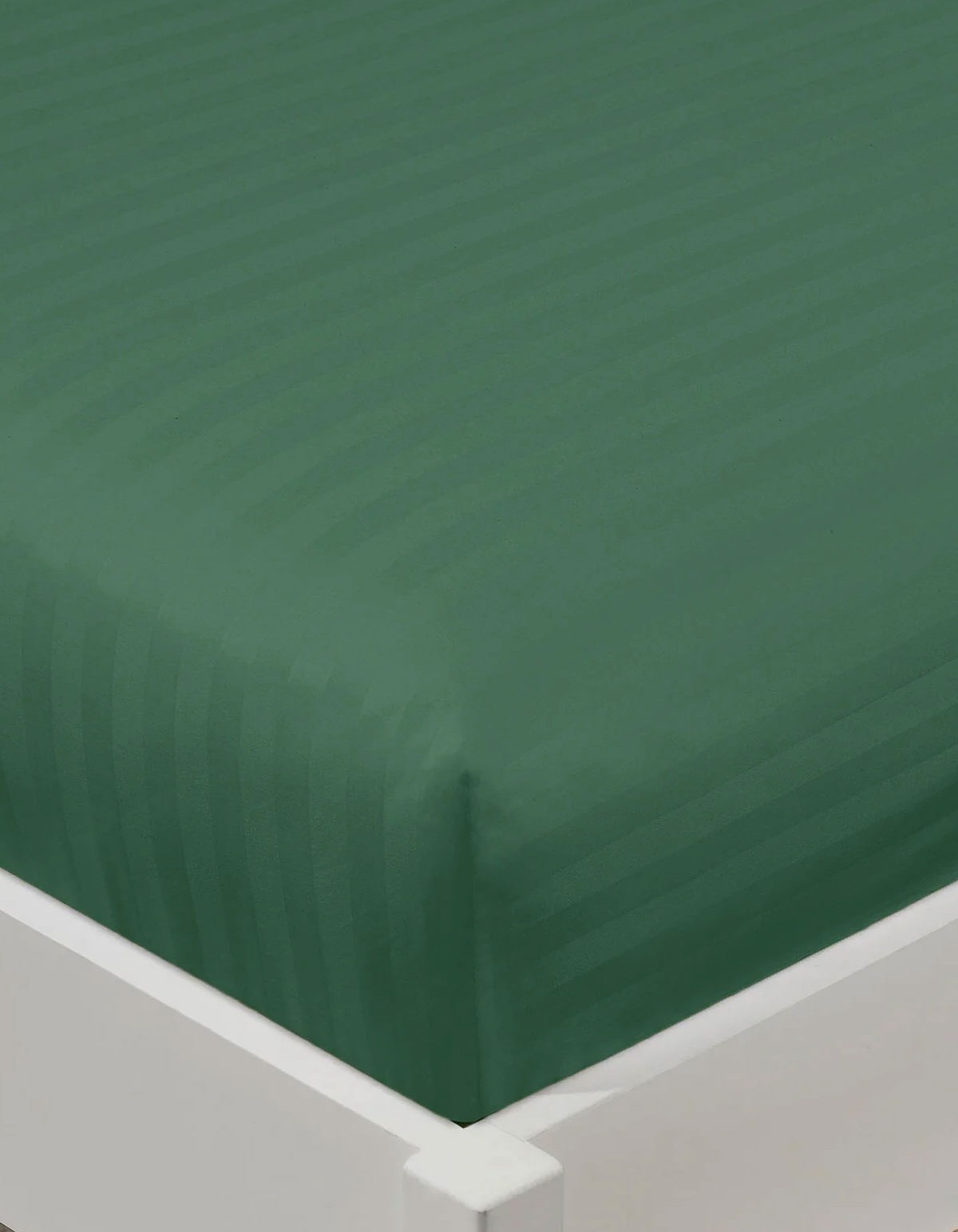 Varol %100 Pamuk Saten Stripe Battal Boy (King Size) Lastikli Çarşaf Takımı – 30 cm – 2 Yastık Kılıfı – 180x200