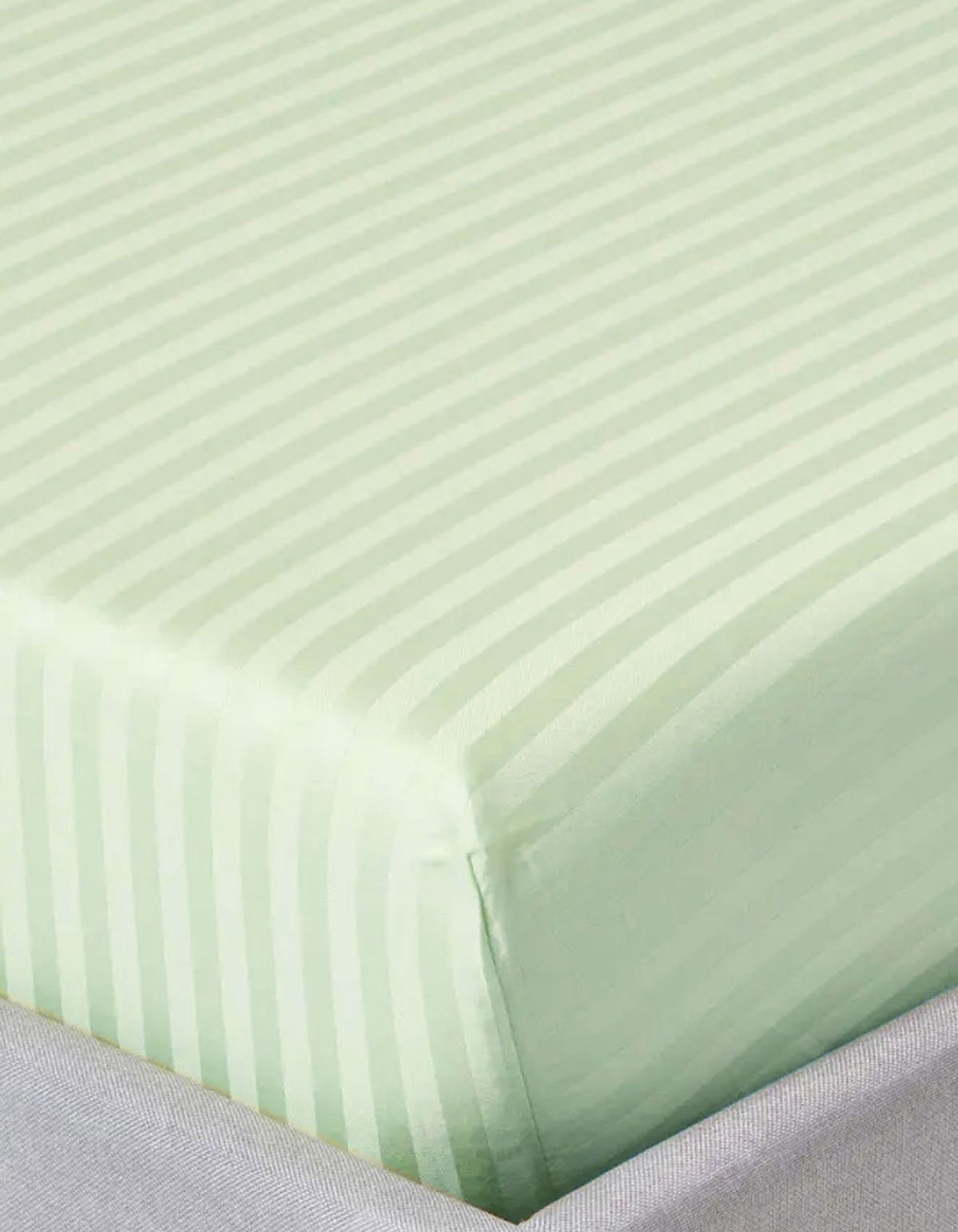 Varol %100 Pamuk Saten Stripe Çift Kişilik Lastikli Çarşaf Takımı – 30 cm – 2 Yastık Kılıfı