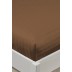 Varol %100 Pamuk Saten Stripe Çift Kişilik Lastikli Çarşaf Takımı – 30 cm – 2 Yastık Kılıfı BEYAZ - KAHVE