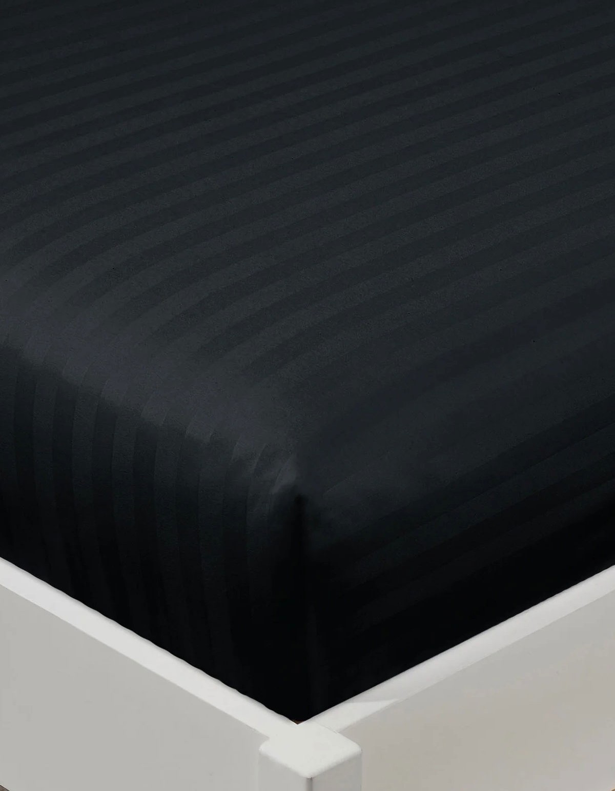 Varol %100 Pamuk Saten Stripe Çift Kişilik Lastikli Çarşaf Takımı – 30 cm – 2 Yastık Kılıfı