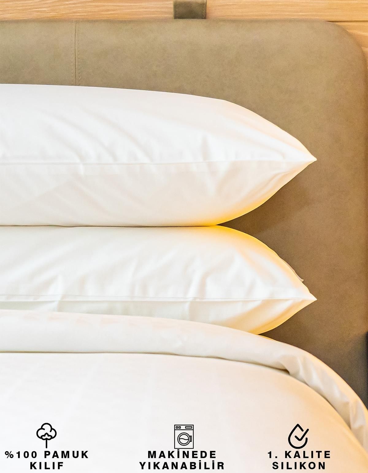 Varol 2 Adet Microfiber Antialerjik Yastık 910gr