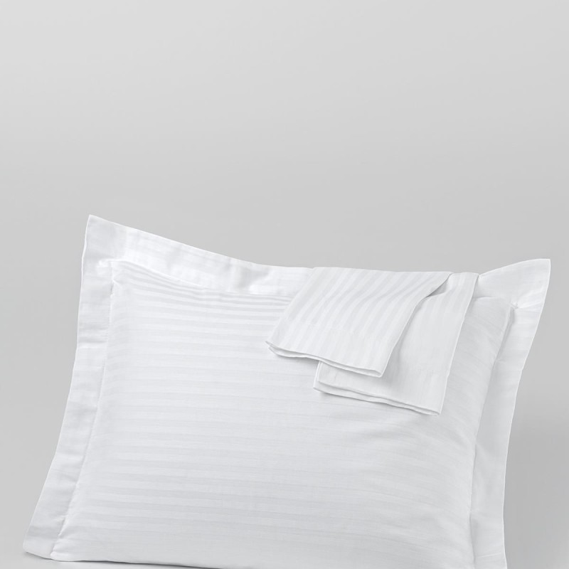 Varol 2 Adet Zeus Serisi Pamuk Saten Volanlı Otel Yastık Kılıfı