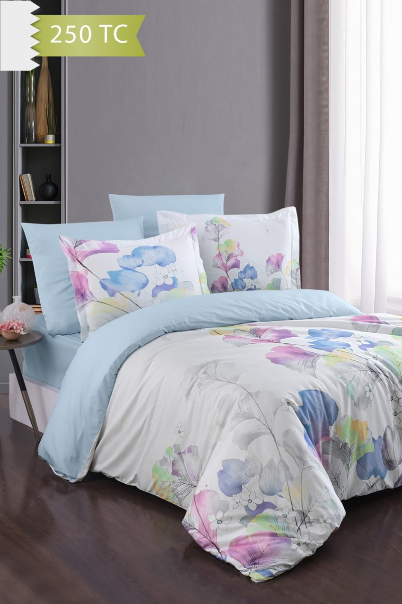 Varol 250 TC Bambu Karışımlı Pamuk Saten Nevresim Takımı – Çift Kişilik - NİCE