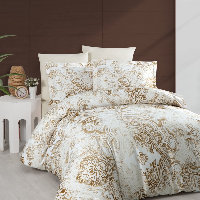 Varol 250 TC Bambu Karışımlı Pamuk Saten Nevresim Takımı – Çift Kişilik - SANTE