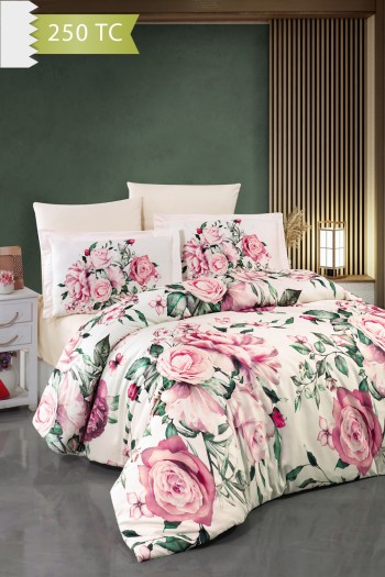 Varol 250 TC Bambu Karışımlı Pamuk Saten Nevresim Takımı – Çift Kişilik - VİNTAGE